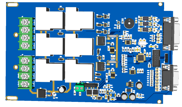 3D PCB design model